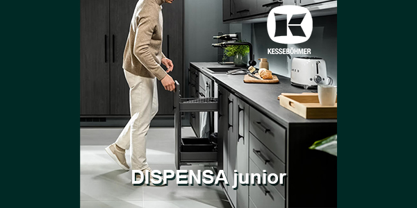 Как решить проблему нехватки места на кухне - поможет DISPENSA junior slim от Kesseböhmer Kessebohmer в Краснодаре